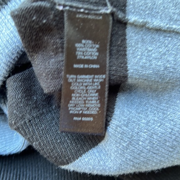 Express striped top with bell sleeves and rubbed waist - Picture 7 of 7